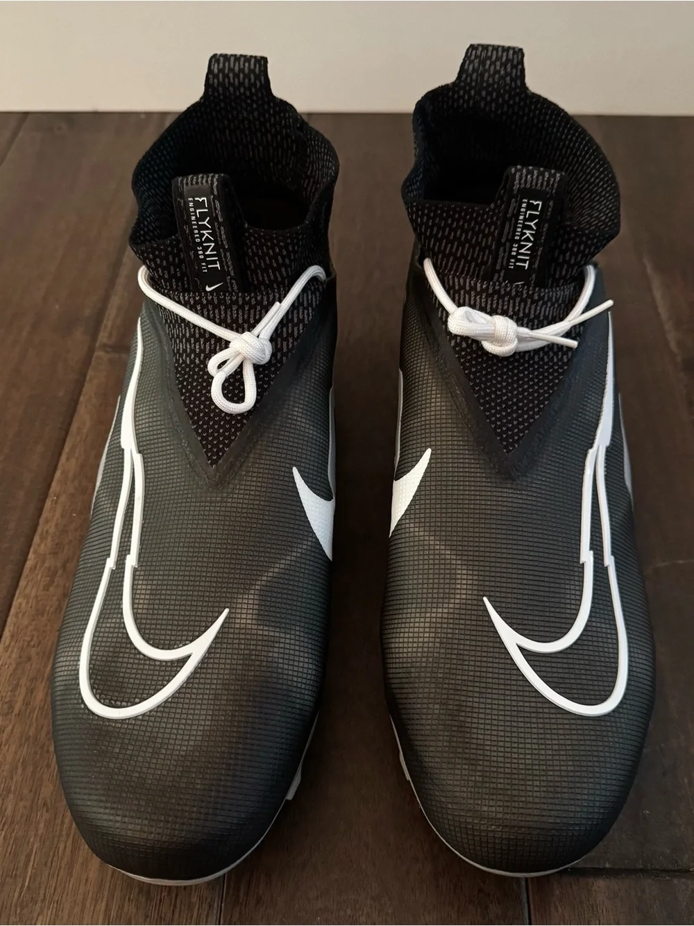 Nike Alpha Menace Elite 3 Football Cleats Black Size 15 NWOT